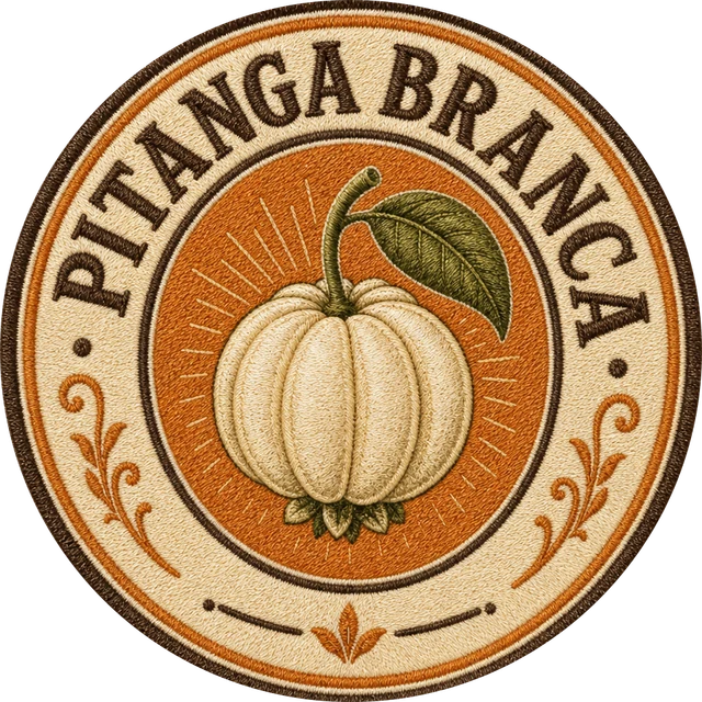 Selo bordado Pitanga Branca
